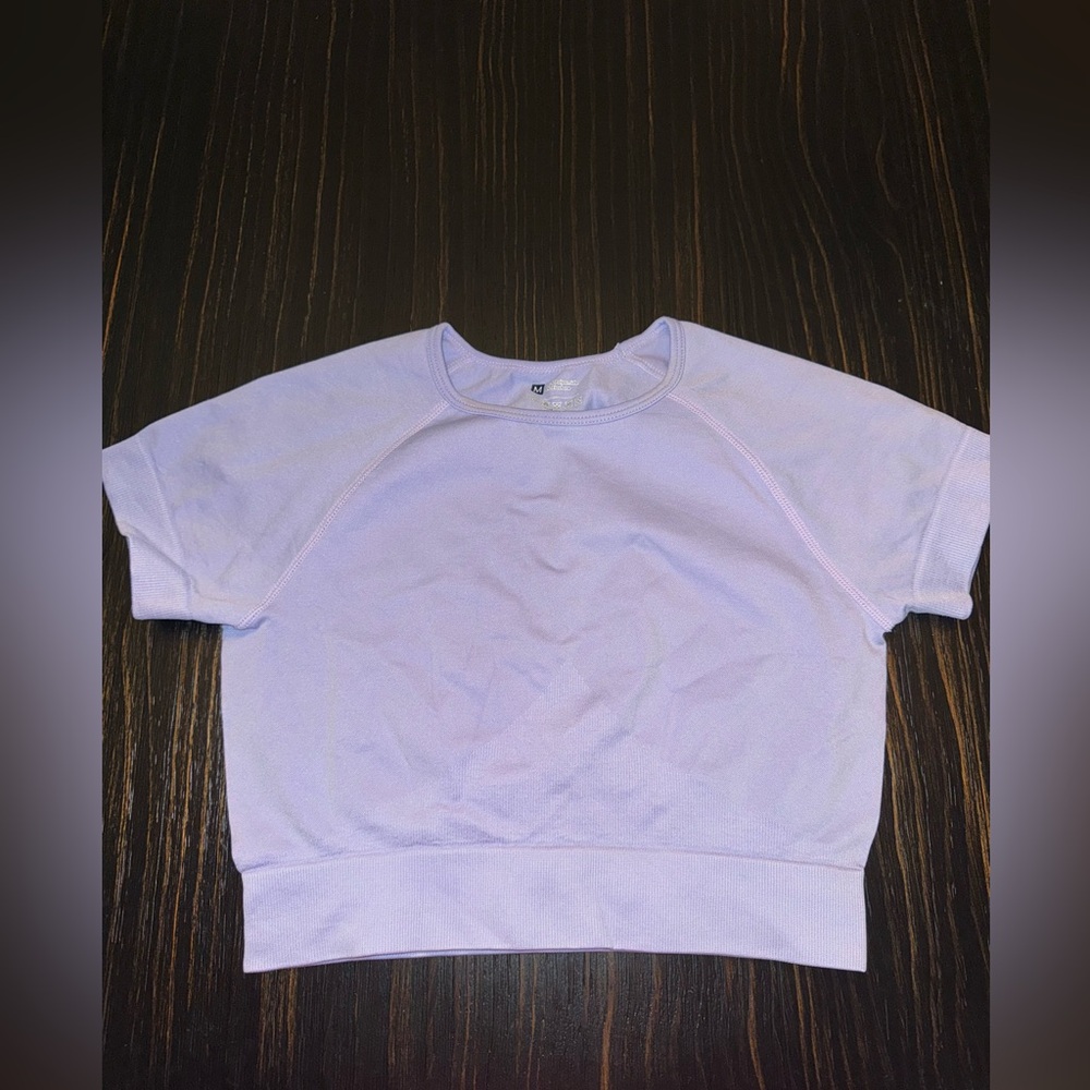 Two pack short sleeve T-shirts, purple and pink